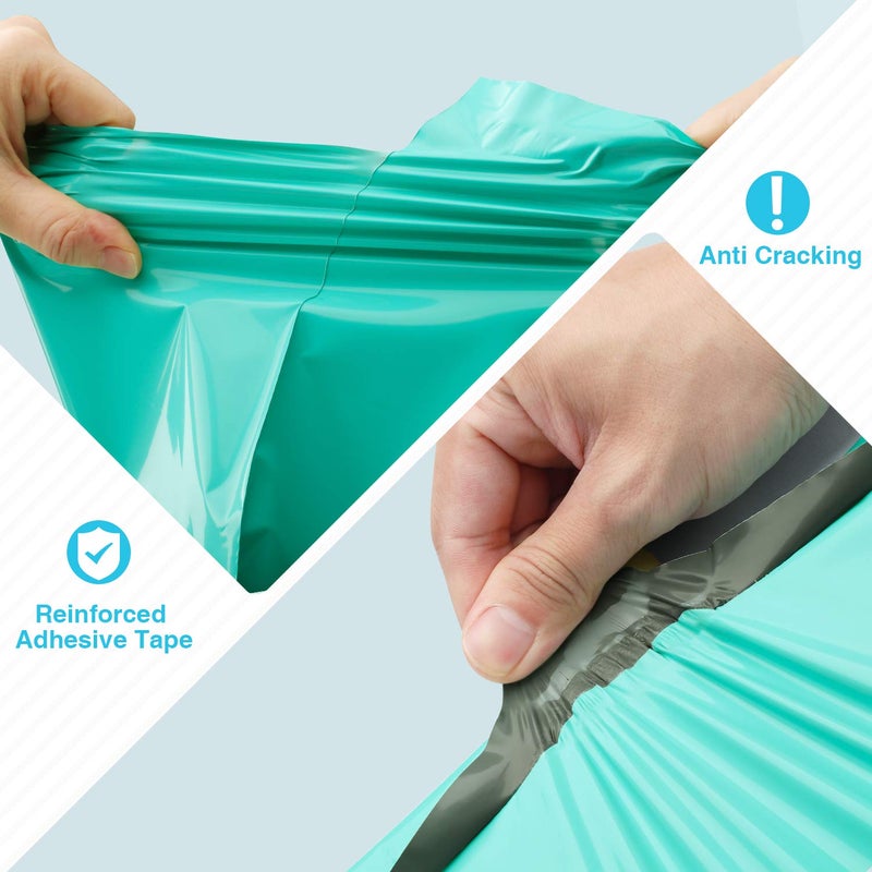 Fuxury 24x24 50pc Teal Large Poly Mailers Heavy Duty Shipping Envelops Self Sealing Envelopes Bags Enhanced Durability Multipurpose Envelopes Keep Items Safe Protected - Image 2